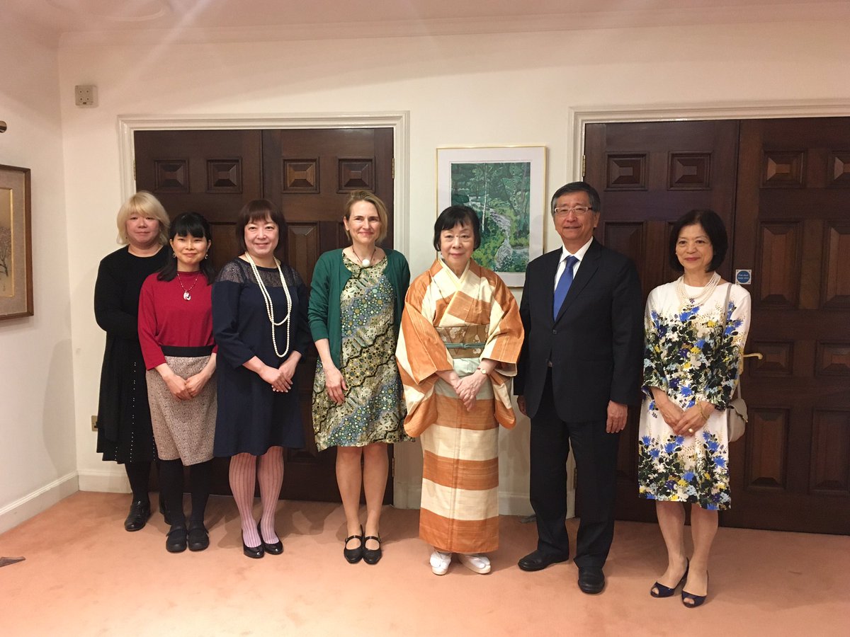 AmbKoji's tweet photo. My great pleasure to welcome Hagio Moto, the Queen of Shoujo Manga (girl’s manga)! Visit Manga Exhibition @britishmuseum @japanuk20192020 @JAPANinUK https://t.co/zXZRDB97QT