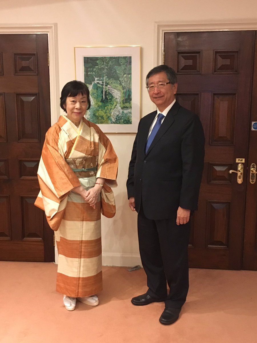 AmbKoji's tweet photo. My great pleasure to welcome Hagio Moto, the Queen of Shoujo Manga (girl’s manga)! Visit Manga Exhibition @britishmuseum @japanuk20192020 @JAPANinUK https://t.co/zXZRDB97QT