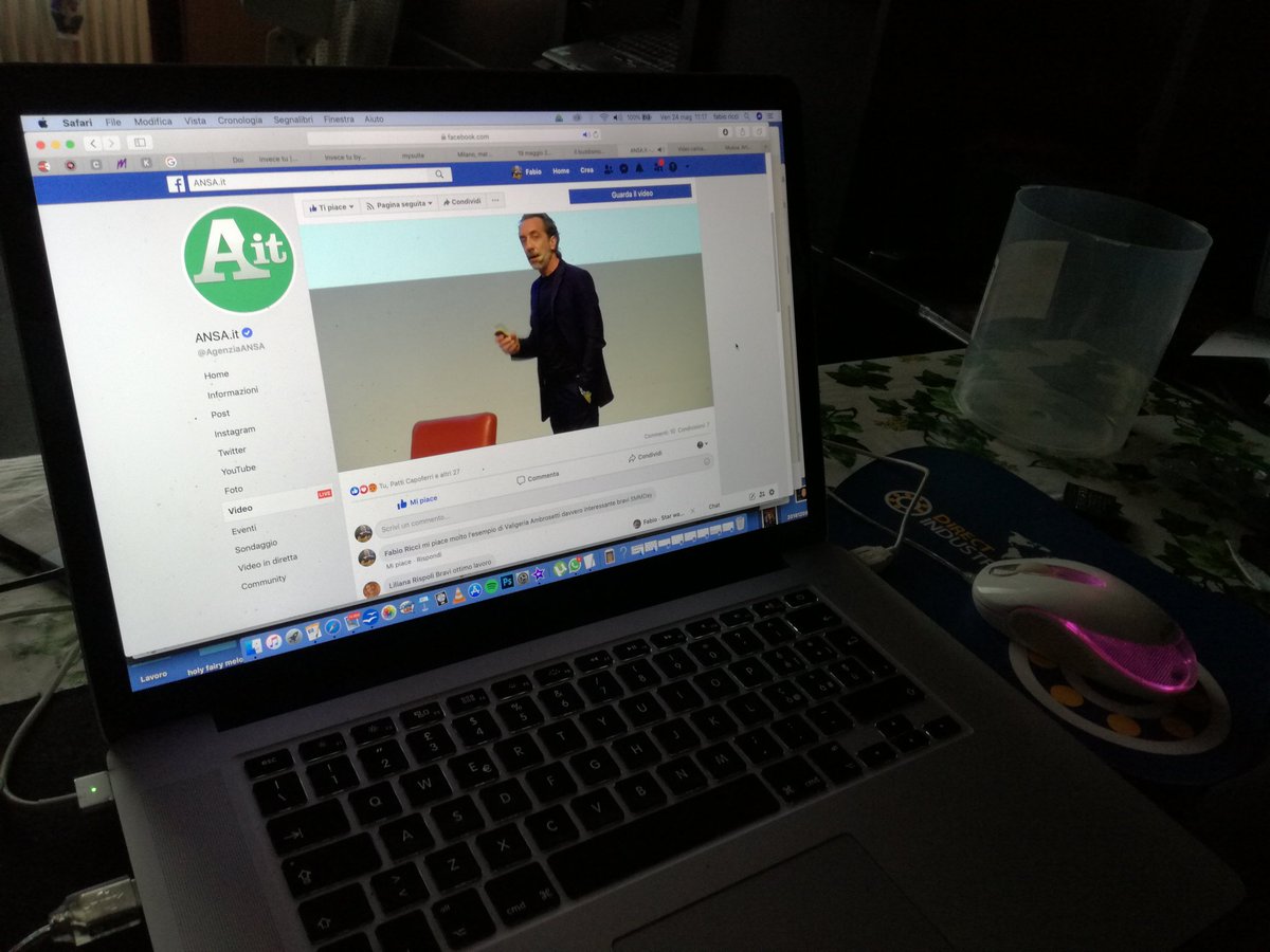 fabioricci1967's tweet photo. Urgenza lavorativa? Evviva lo streaming #Smmdayit #digitalico grazie @Agenzia_Ansa dopo pranzo vi raggiungo @VAmbrosetti numbet one! Stima https://t.co/GxAGae2MH7