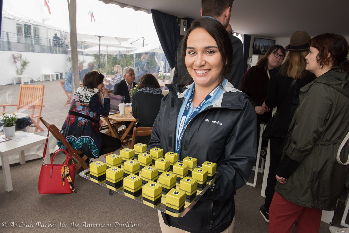 AmPav's tweet photo. The American Pavilion members at #Cannes2019 enjoyed specialty chocolates courtesy of @Patchi, a “HeartMade” brand celebrating art and filmmaking through unique chocolate gifts for all the professional and emerging filmmakers in attendance. #patchichocolate #patchi #sponsored https://t.co/mSigH8QMR6