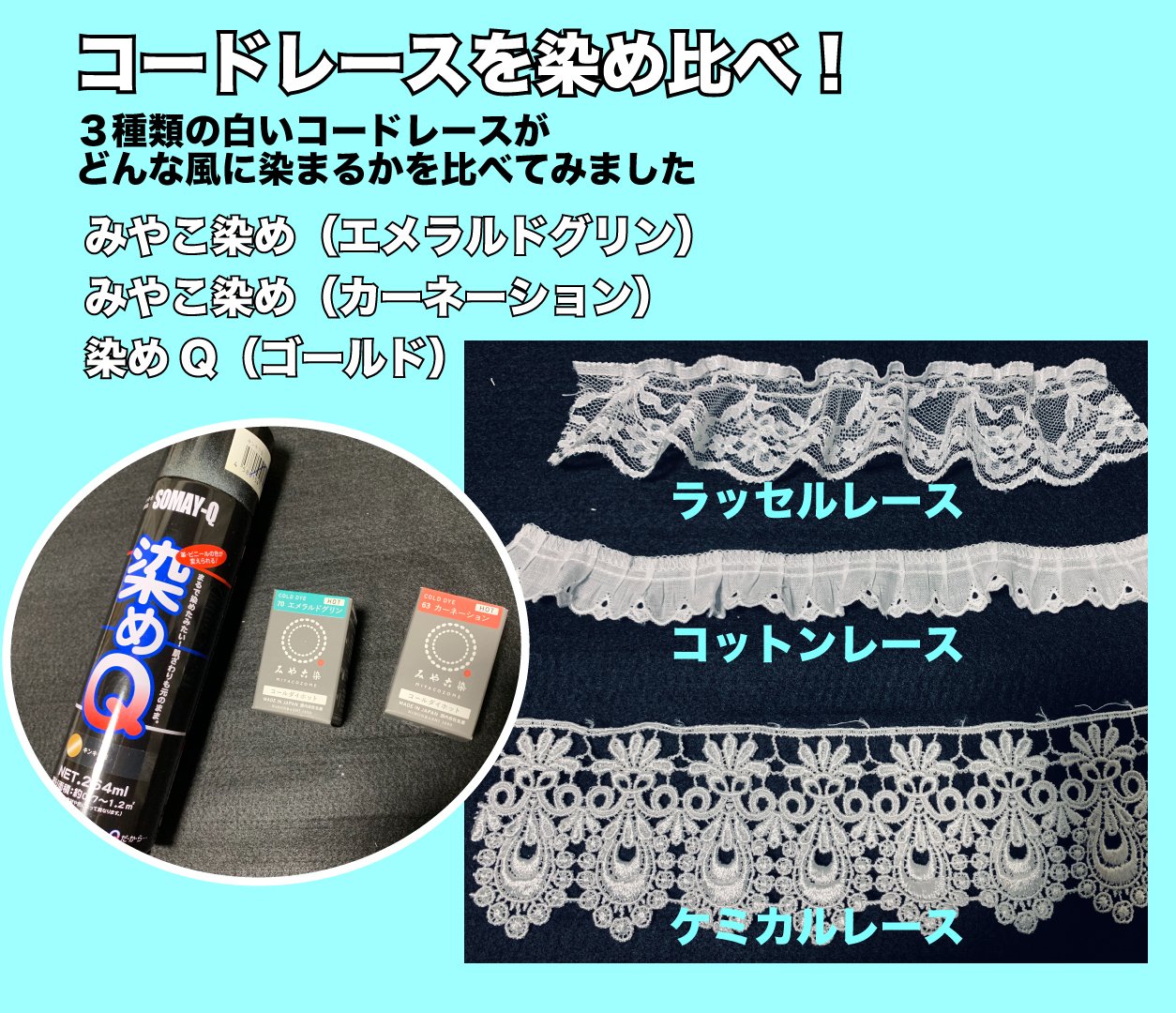 手染めクシュクシュフリル さゆり染め｜ハンドメイド・手芸｜チャーム 