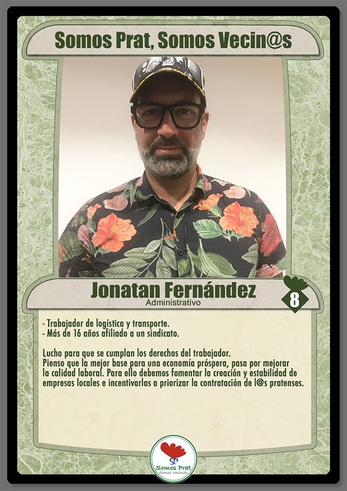 somosprat's tweet photo. Nuestro Nº8, Jonatan Fernández, optimista y enérgico. https://t.co/0wZSey7umA