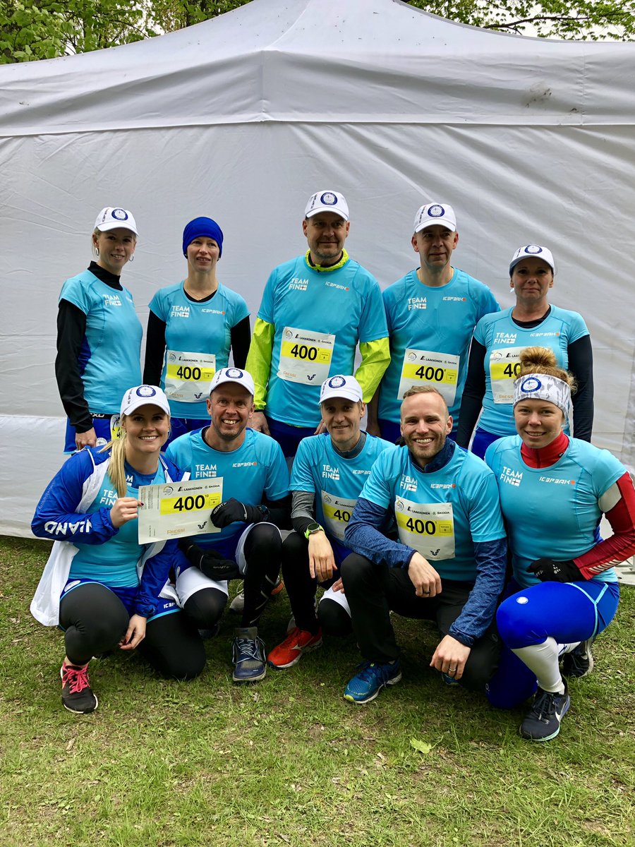 Veikkauksen Olympiajoukkue valmiina <a href="/Yritysmaraton/">Edenred Yritysmaratonviesti</a> viestijouksuun👍 FB-kisan voittajia on täydennetty <a href="/AnninaRajahuhta/">Annina Rajahuhta</a> @minttutee15 <a href="/mikapoutala/">Mika Poutala</a> <a href="/AkuPartanen/">Aku Partanen</a> huippu-urheilijoilla! Team nro 400 valmiina päihittämään ainakin <a href="/OlympicTeamFI/">Olympic Team Finland</a> jengin👊 #yritysmaratonviesti #YMV