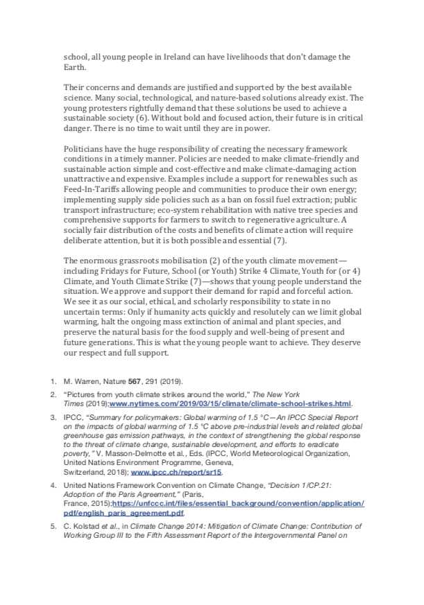 future_ireland's tweet photo. Scientists For Future Ireland letter in full, now at over 50 signatures including academics and scientific experts from the field of climate science, climate policy, public health, biodiversity, eco-systems &amp; other areas, demonstrating reach of climate &amp; ecological issues' impact https://t.co/JPxr1rtAte