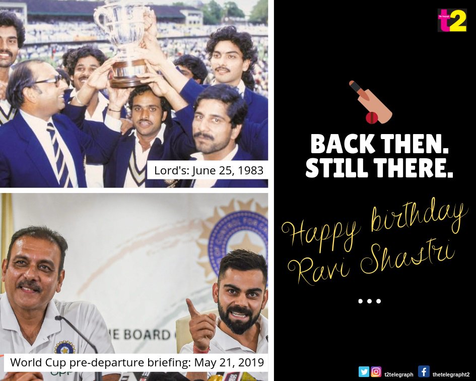 Happy birthday Ravi Shastri. We hope the World Cup returns to India. 