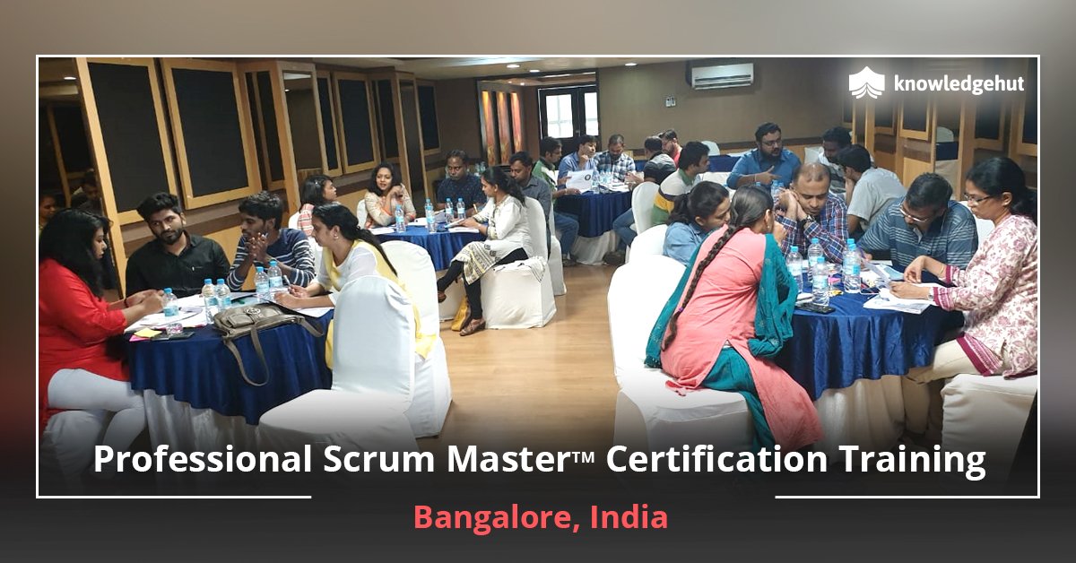 KnowledgeHut's tweet photo. We had a fun class with such talented individuals in our Professional Scrum Master™(PSM) Training in Bangalore, India.
Trainer: Mr. Preeth Pandalay
Find #knowledgeHut batches near you: https://t.co/6CsN7eZLgZ
#PSM #PSMTraining #Scrummaster #Scrum #Agile #Bangalore https://t.co/QmPsNyP4yK