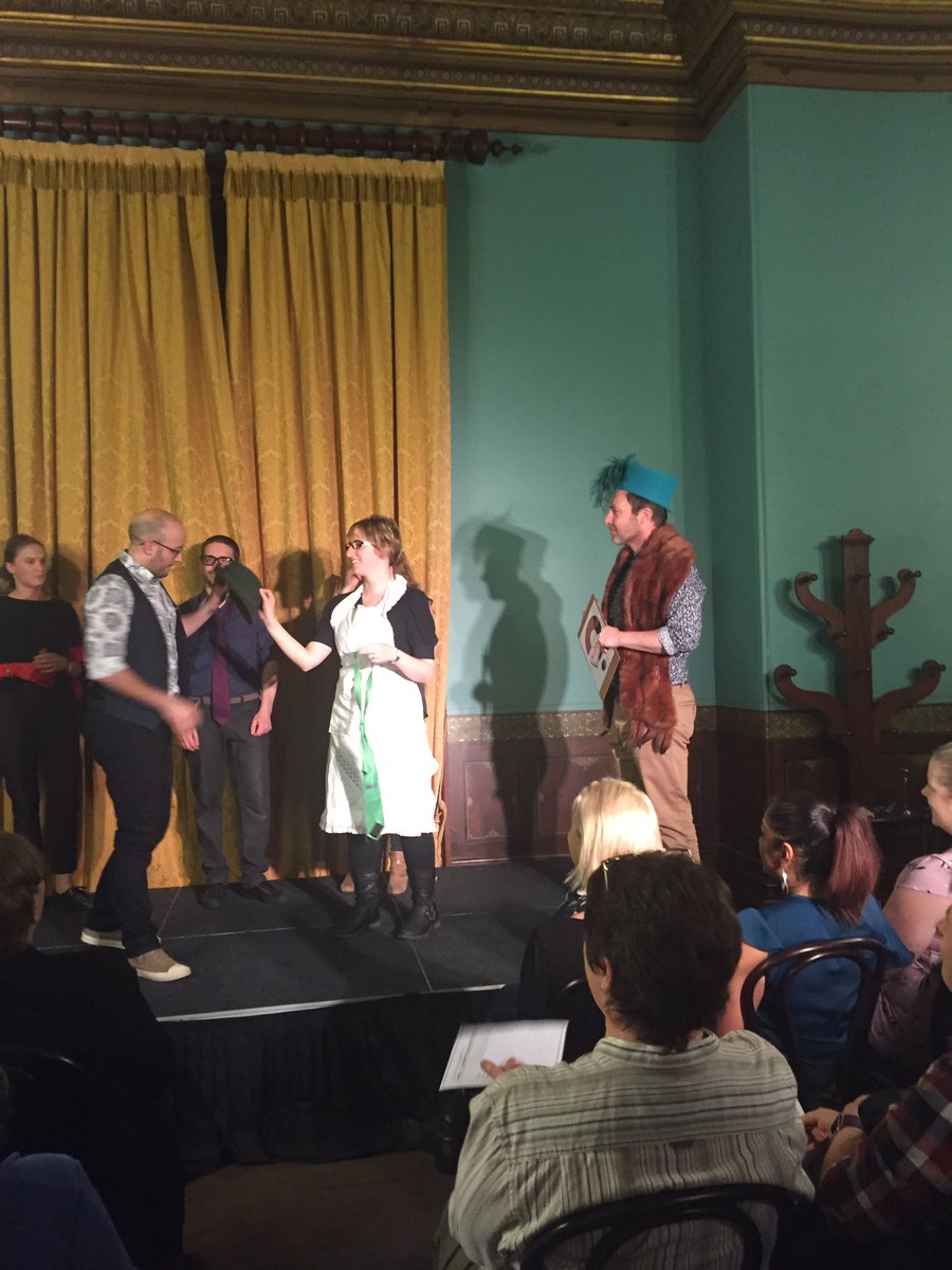 The good folks from Scriptease underway with Death Comes at the End. Well it wasn’t Colonel Mustard. He’s dead. #SAHistoryFest