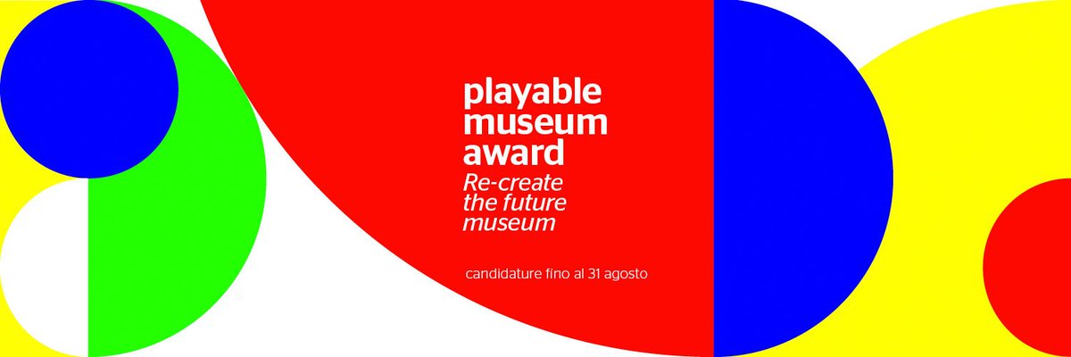 Visto l'alto numero di adesioni e a grande richiesta, il #MuseoMariniFirenze ha deciso di prorogare le candidature di #PlayableMuseumAward, il concorso per immaginare il museo del futuro

🏆 C'è tempo fino al #31agosto per vincere un grant da 10.000 euro bit.ly/2Q2e3ES