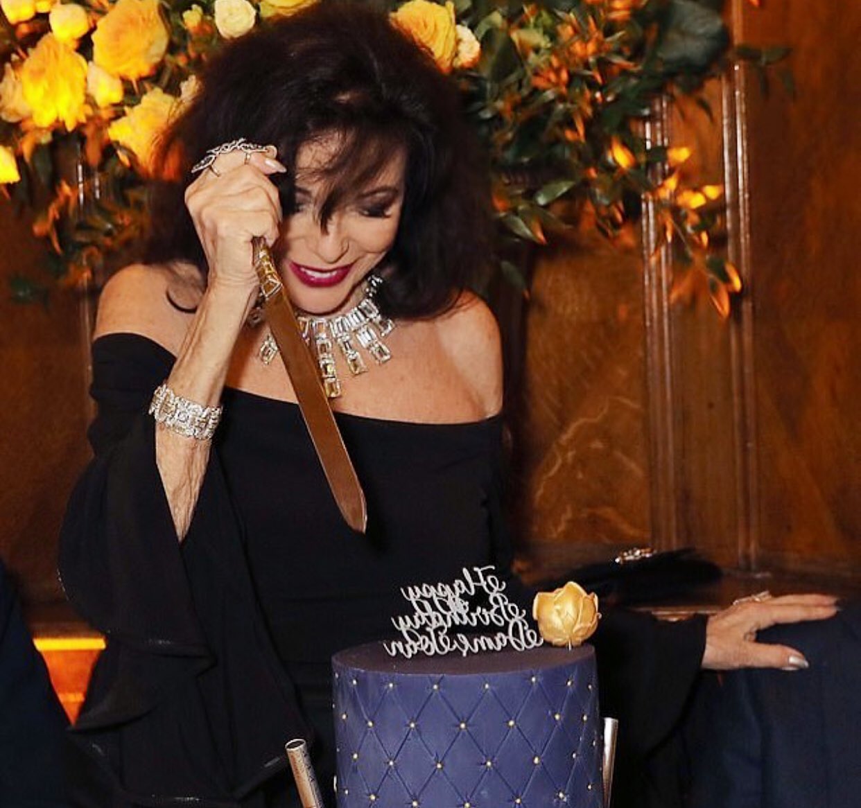 Camp is having a moment and so is Joan - happy 86th bday Dame Joan Collins. what a woman  