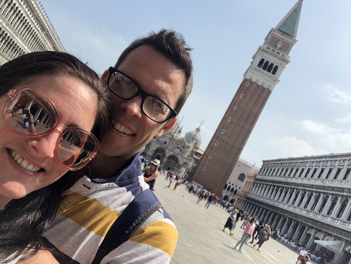 We are in Venice! #bridgeofsighs #gondolas #stmarkssquare #dogespalace #iloveitaly