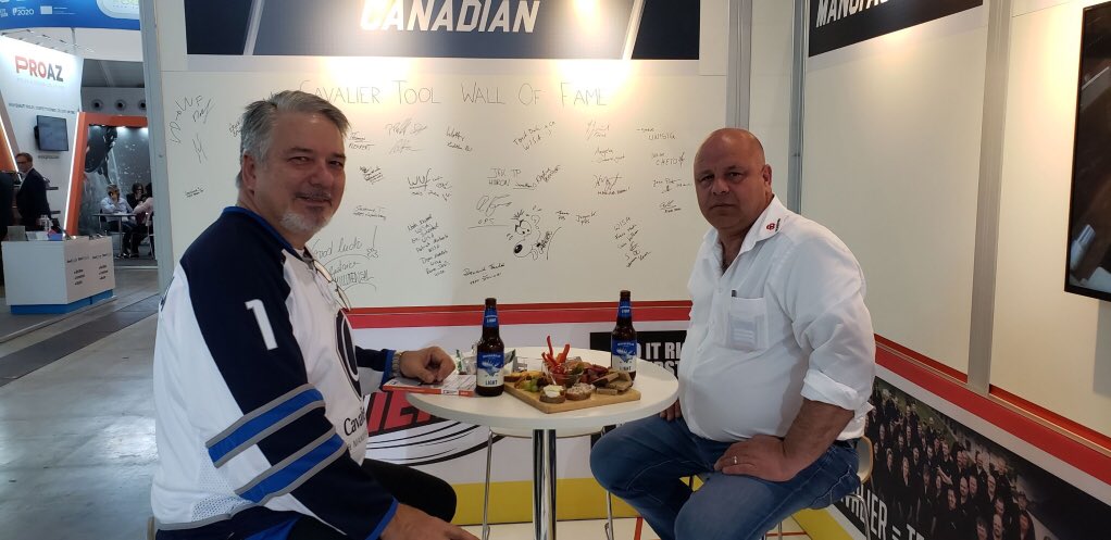 CavalierTool's tweet photo. Thank you #Deckerform - our #MouldingExpo booth neighbour - for supplying such a beautiful Bavarian lunch for us! #mex2019 @Messe_Stuttgart https://t.co/aKTxpt3MQI