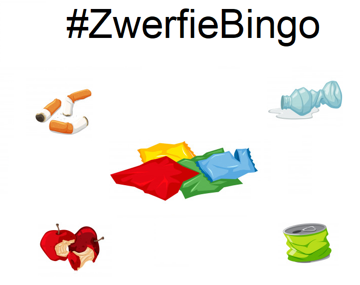 Zoek je nog iets om te doen met dit mooie weer? Speel #zwerfiebingo. Vind jij ze allemaal? De bingo telt uiteraard pas wanneer het artikel is opgeruimd 😉