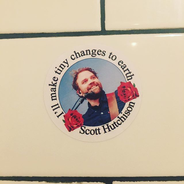 _hannahsaur's tweet image. On the ladies bathroom wall at the Sleeping Village, Chicago, and forever in my heart

#frabbit #tinychanges