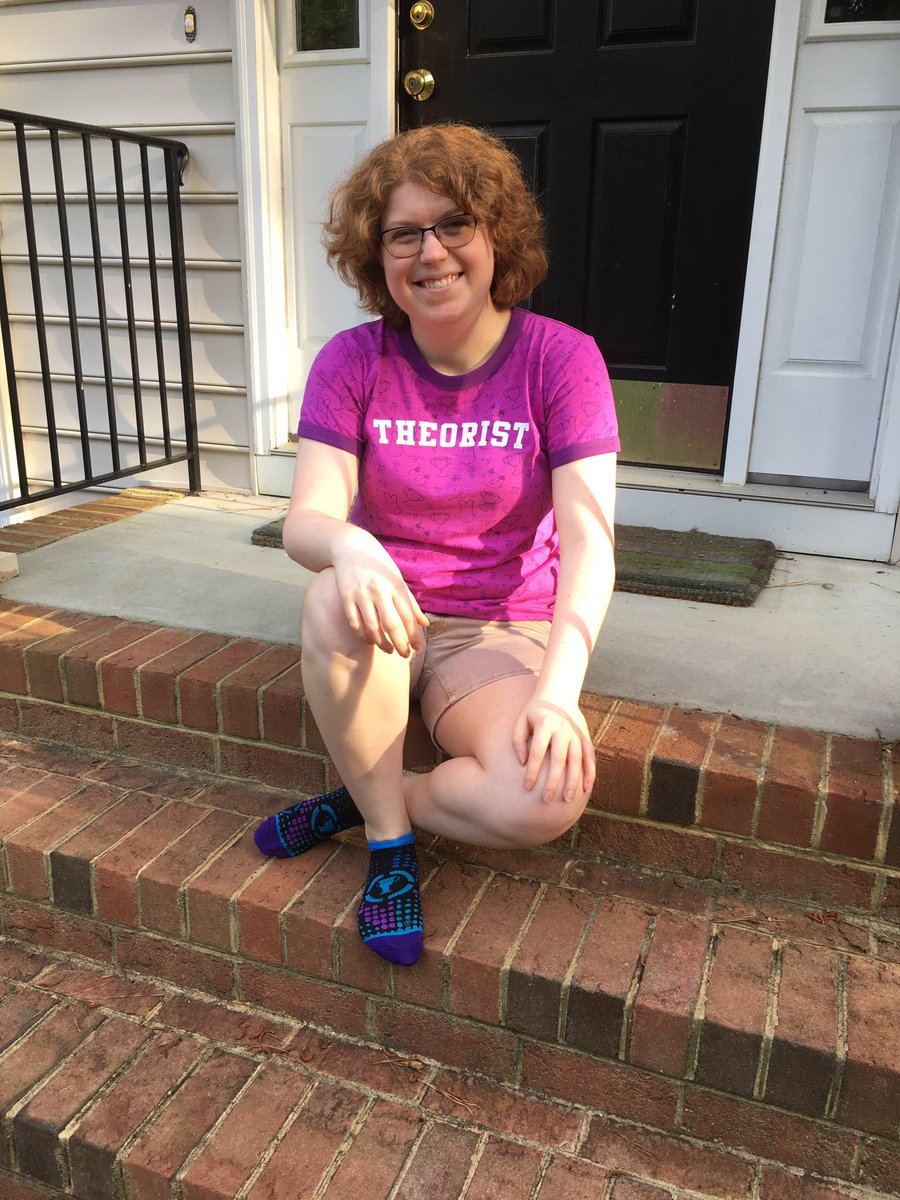 SweetTUniverse's tweet photo. My @MatPatGT merch came yesterday and I completely forgot to post these pictures, whops. Got a new shirt and some fun socks! Am a bit disappointed it didn’t come with a pin this time, GameTheory pins was what started my pin collection! #gametheorymerch #TheoryWear https://t.co/iumdgsQ5up