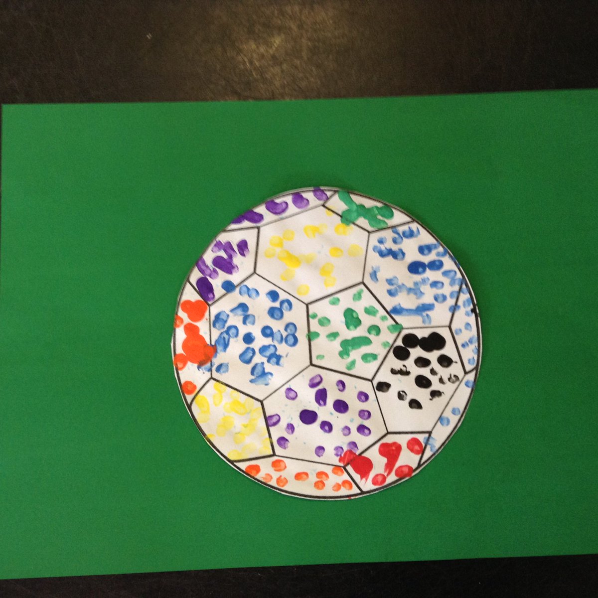 StMattsEdgeley's tweet photo. Art week has been a wonderful success.  Our theme this year has been Stockport landmarks.  EYFS absolutely love working with the Stockport County coaches and their Pointilism art work certainly shows this! #stockportcounty https://t.co/pZj9eTHtkw