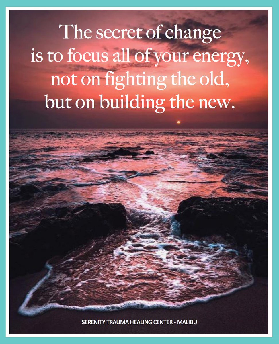 TraumaSerenity's tweet photo. THE SECRET OF CHANGE! @TraumaSerenity #mentalhealth #serenitytraumacenter #malibu #inspiration #positivityquotes 
#happiness #positivevibes #dothework #changeisgood #believeinyourself
#bebrave #choosehappiness #choosejoy  #lookahead #thinkgoodthoughts 
#changeisgood  #change https://t.co/G5lr1PZcUk