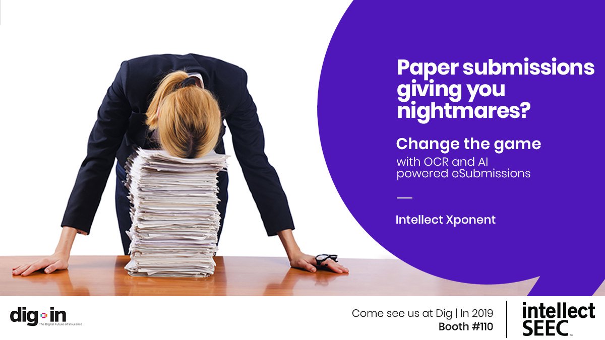 intellectAI's tweet photo. Say goodbye to errors, say hello to Intellect Xponent @Dig_Insurance #DigIn19 booth 110.
https://t.co/N0P0ZDVuZt
#ChangeTheGame #ChangeOfTides #AI #BigData #redefininginsurance
#DigIn2019 #insuretech https://t.co/FMXvCANnq6