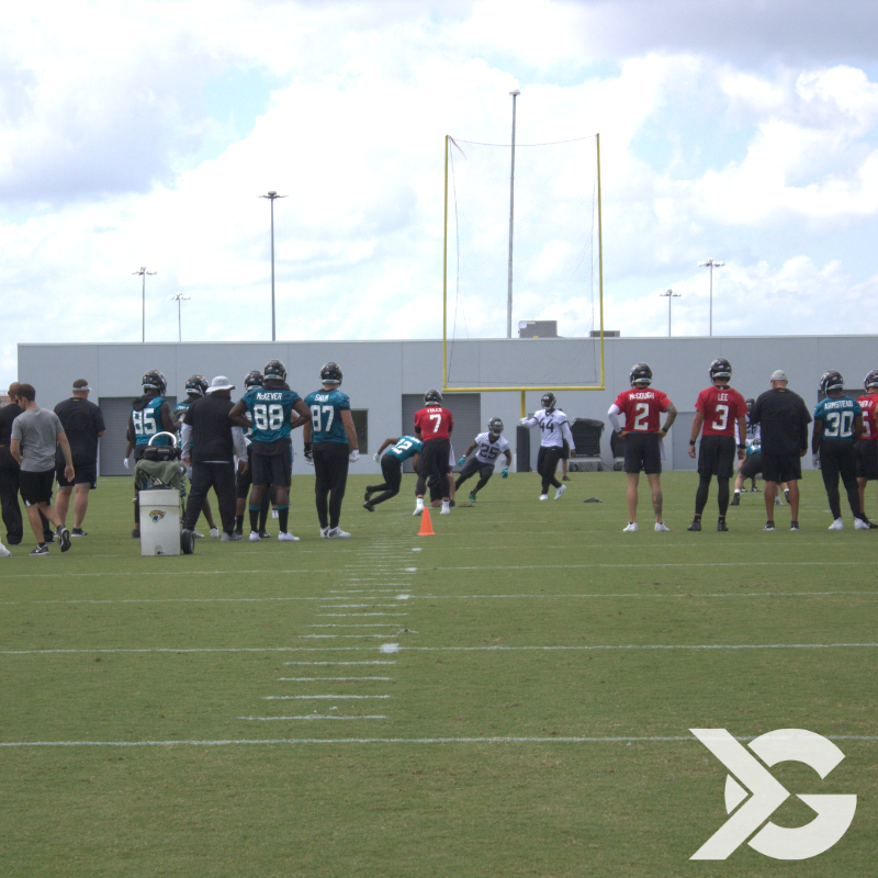 itgnext's tweet photo. Welcome to Jacksonville, @NickFoles! Yesterday we hopped on over to @TIAABankField to get a closer look at the preseason practice here in Jacksonville, Fla. ๐ ITG Next is ready for the upcoming Jacksonville Jaguars football season. Aren't you? ๐ #ITGNext #JacksonvilleJaguars https://t.co/K2MzLbTSex