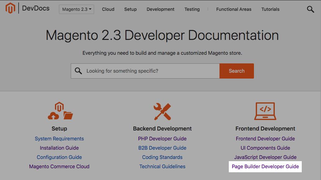 AdobeCommrcDocs's tweet image. Our #PageBuilder docs are live, large, and in charge!

ow.ly/E7a750uoR1K

Get quick access to them from the Frontend Development section on our #DevDocs homepage.
