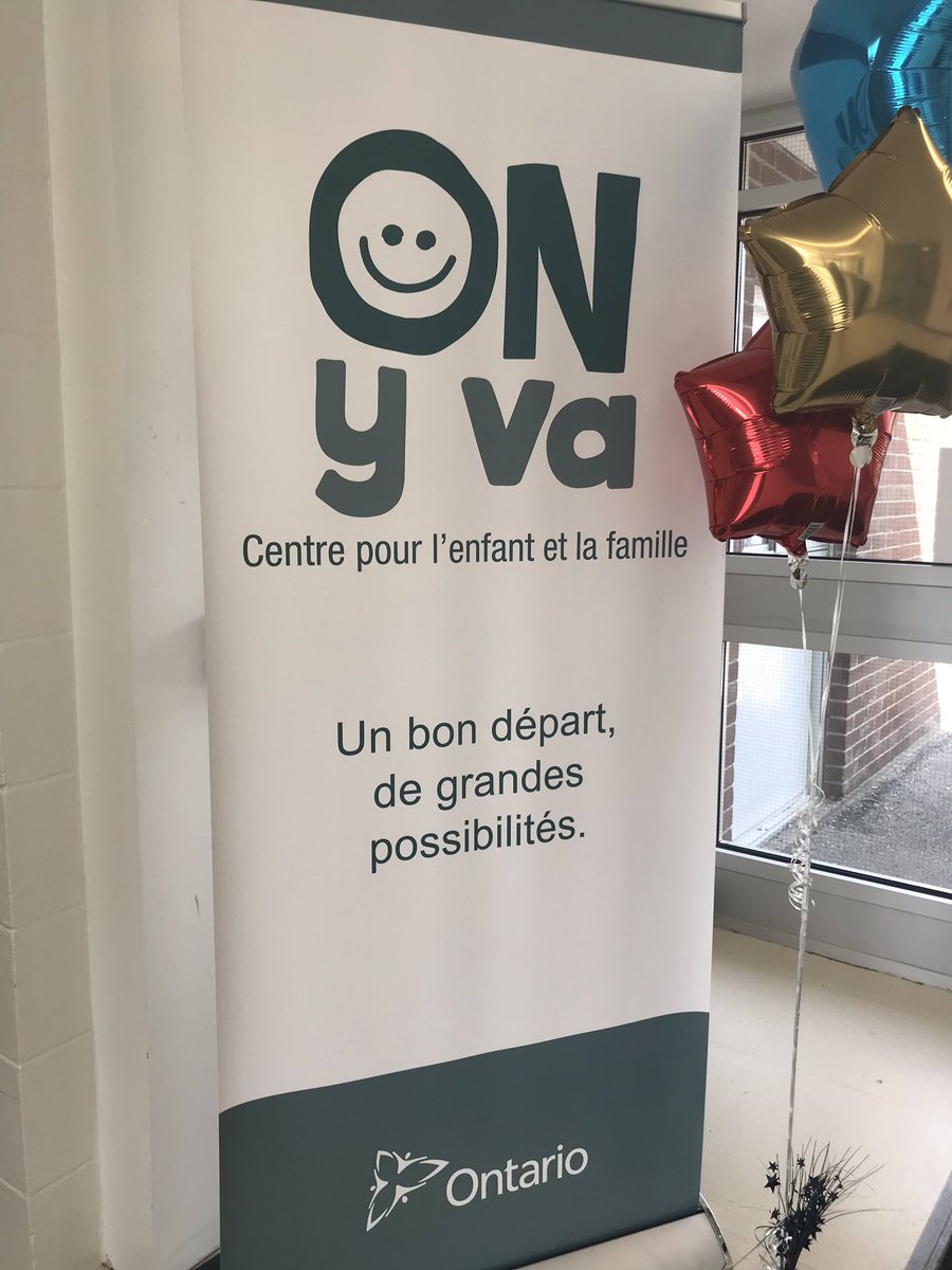 triciaverreault's tweet photo. Inauguration du centre francophone à la famille On y Va et de la garderie Les Lucioles à l’école Viola-Leger de Bowmanville!   @CSViamonde @RegionofDurham https://t.co/Fb7nUtSJUN