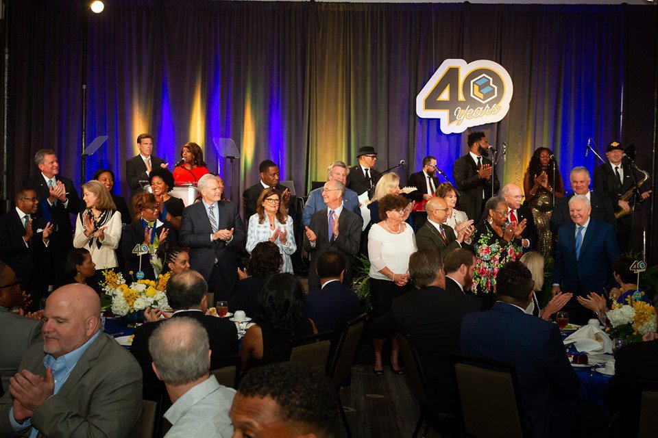 Thank you <a href="/LeadershipMphs/">Leadership Memphis</a> for hosting a wonderful 40th-anniversary luncheon this past week. Highlights include an unforgettable speech delivered by special guest Richard Smith on a what the core value of all Memphis changemakers is - GRIT and GRIND!