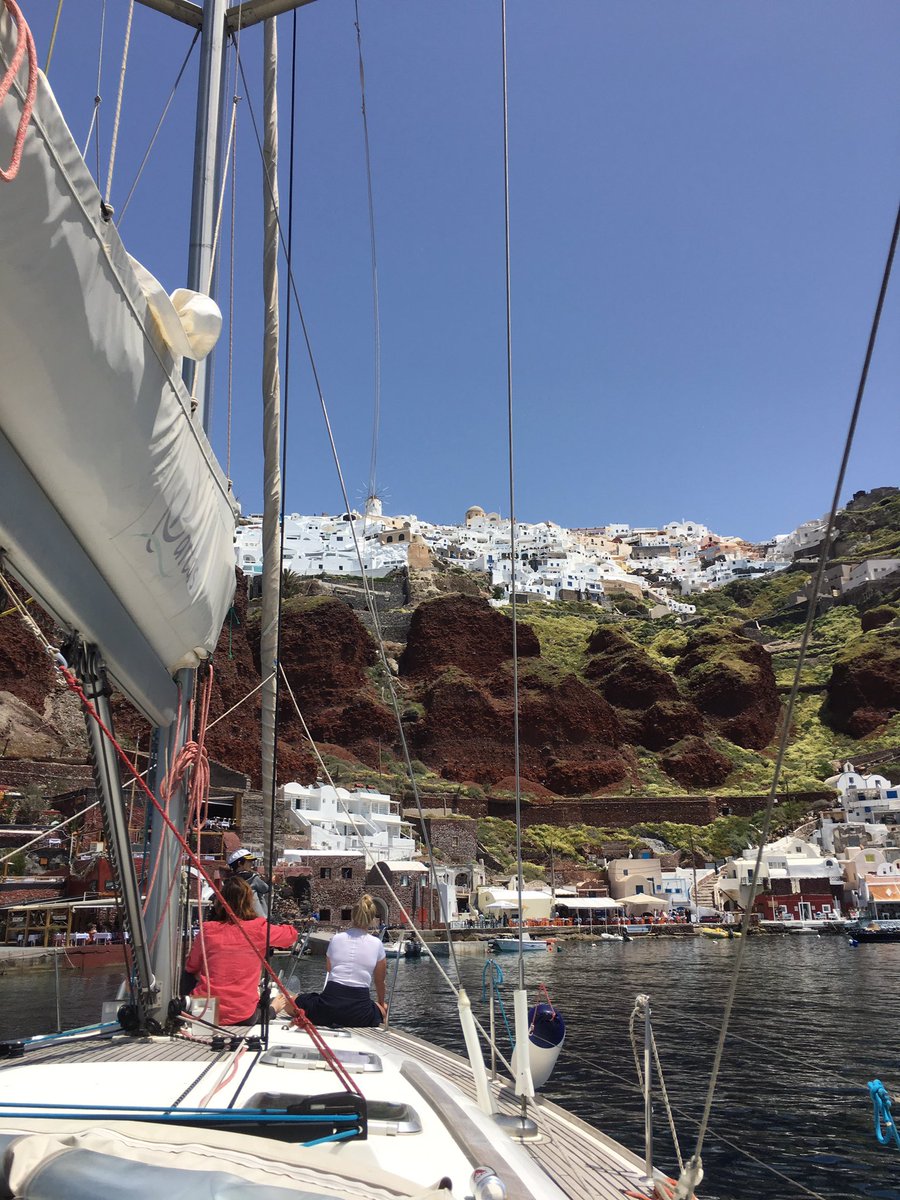 Explore colorful Amoudi with us! <a href="/BarcaSailing/">Barca Sailing</a>