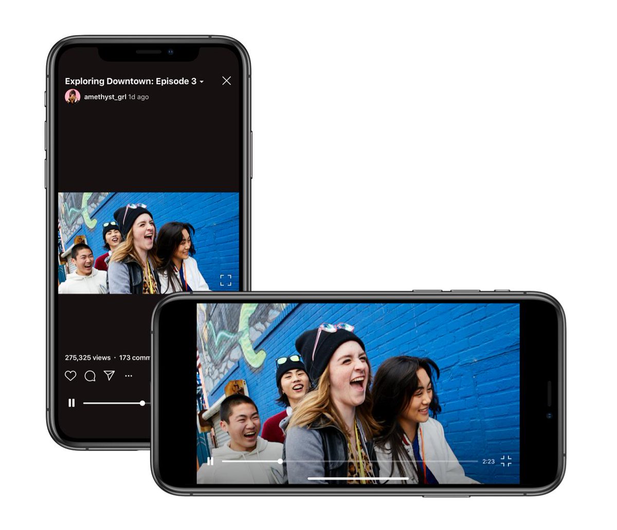 DROP EVERYTHING! 😱IGTV is now supporting horizontal video for creators and users. buff.ly/2M57sLv #IGTV