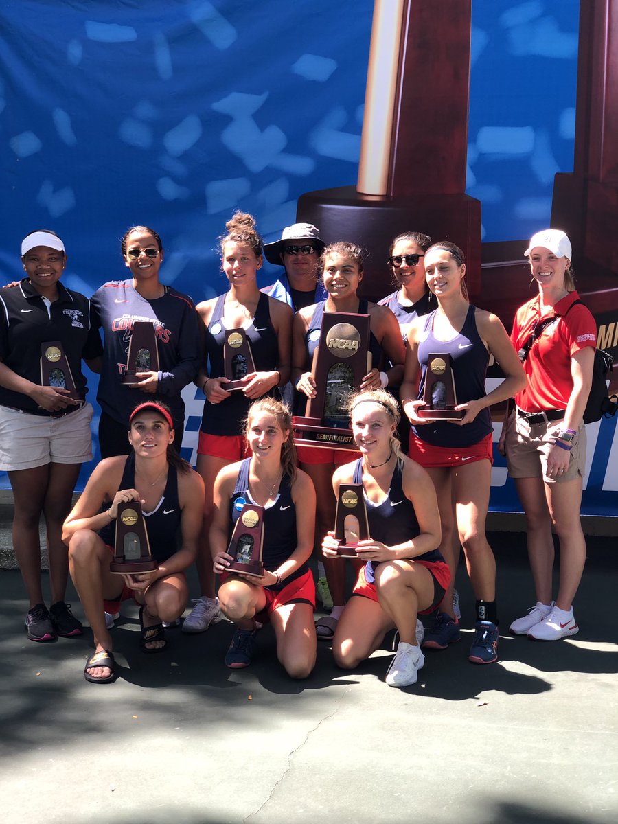 CougarsTennis's tweet photo. We are SO proud of our Lady Cougars on making another national semifinal! 

This program is doing big things and is here to stay! 

#GoCSU 🐾 https://t.co/nwOf1urSyA