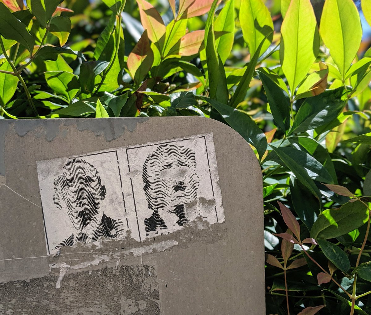 Patrick_Irelan's tweet photo. Faded but still there! #politicalart #politics #resist #Trump #Obama #resistance #potus #impeach #impeach45 #sticker #signsofresistance #dcsignsofresistance #streetphotography #streetartdc #streetart #freedomofspeech #DC #WashingtonDC @CraigTinsky https://t.co/DQ91wlwJRE https://t.co/Gnzvf1eGB2