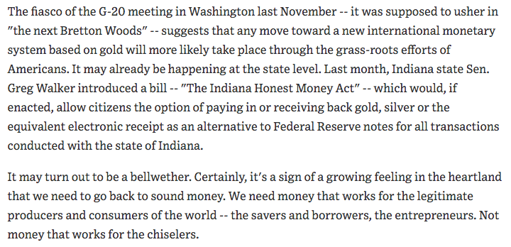 sam_a_bell's tweet photo. if Judy Shelton makes it on, maybe the Fed will be forced to consider allowing individual states to experiment with alternative monetary arrangements - like the Indiana Honest Money Act - in the next recession #GoldIsBack https://t.co/1lVOTaz8l0 https://t.co/Uoyz2GSiNu