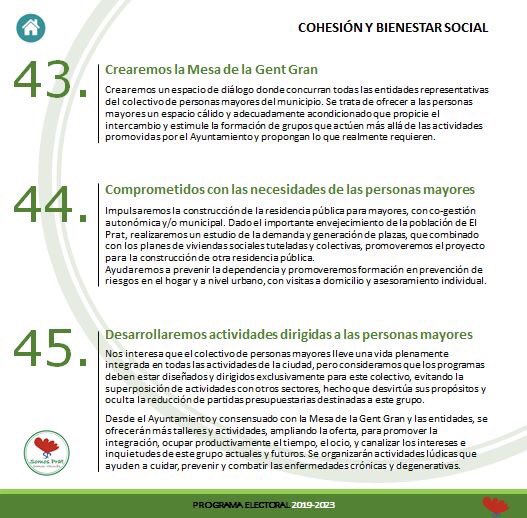 somosprat's tweet photo. Algunas de nuestras propuestas #elprat @somosprat https://t.co/a7AEsuFkVb