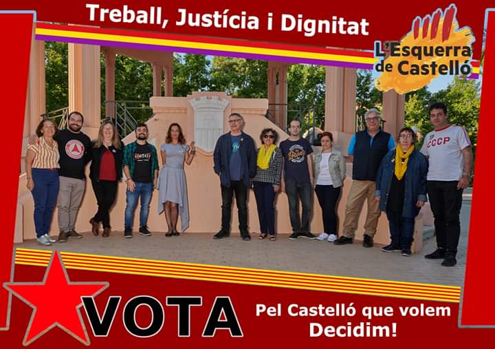 Pel Castelló que volem. Decidim!
#VOTA #26M #EsquerraDeCastelló