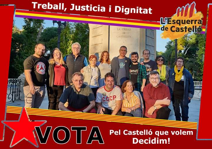 Pel Castelló que volem. Decidim!
#VOTA #26M #EsquerraDeCastelló