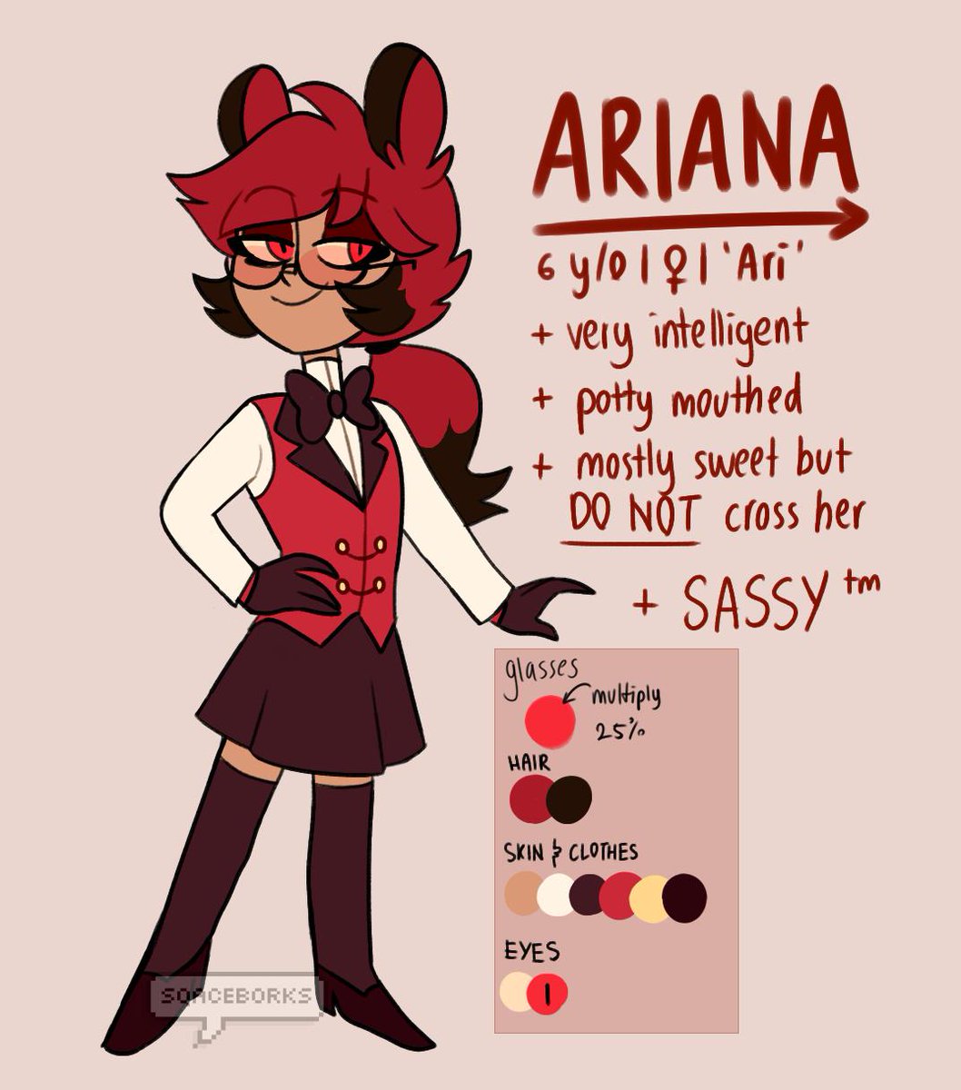 Who is this sassy lost child?Finally finished the full coloured ref of Aria...