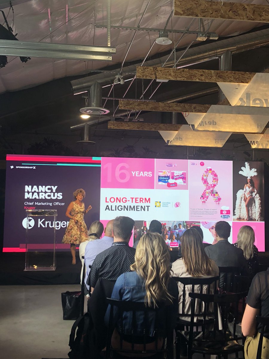 SponsorshipX's tweet photo. How can brands market with heart? We’re welcoming Nancy Marcus, Chief Marketing Officer at Kruger to the Main Stage. https://t.co/ulK8Ecp7LD
