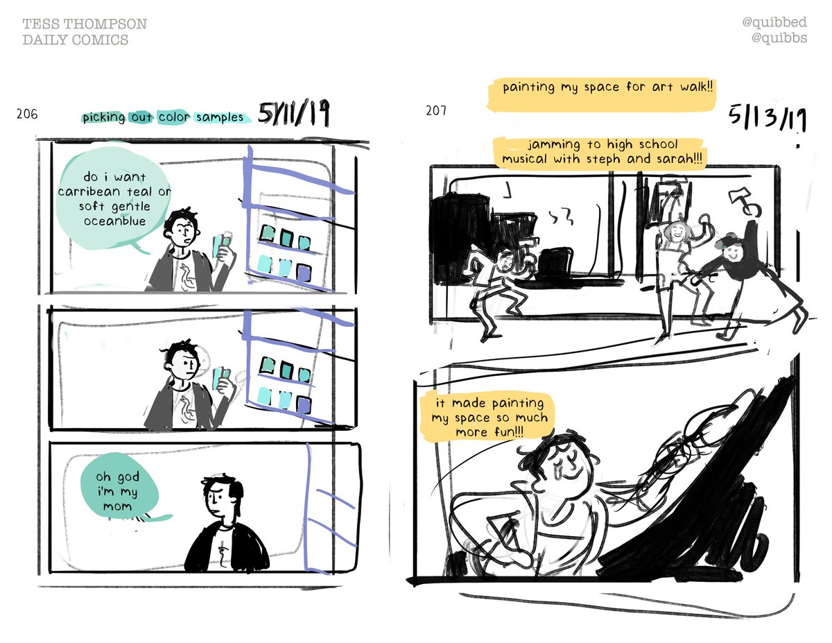 goin thru dailies! i just graduated so i should be able to catch up! 