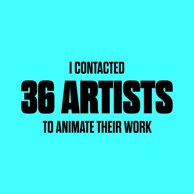 ICYMI: 36 Days of Type — An Animated Collaboration bit.ly/2HyDtr7