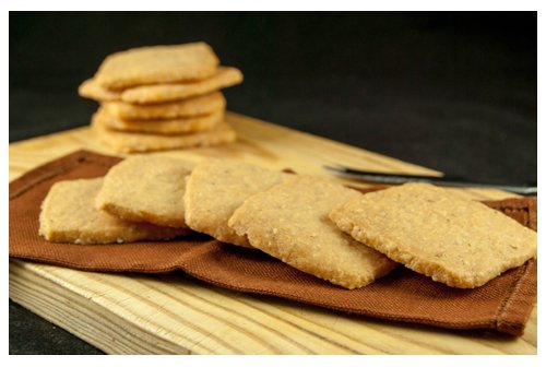 Crackers de queso y sésamo. Receta: tinyurl.com/yxhm367z