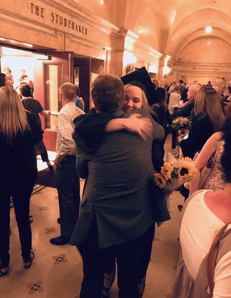 EricTheMix's tweet photo. My daughter Avery graduated.  I’m so proud.  And a mess. #chicagoacademyforthearts #chicago #graduation #daughter #dad #fullofemotion https://t.co/YUoCSx4RnL