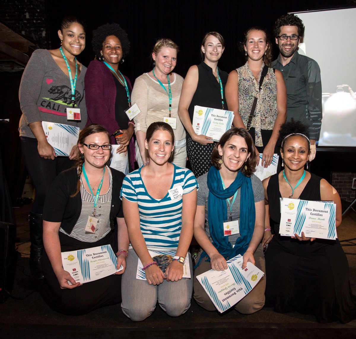 KIDsmARTNOLA's tweet photo. This week's #20years20stories come from Bessie Goggins, who co-planned and co-taught theatre-integrated lessons with KID smART teaching artist Mr. K! Read more: https://t.co/81yAieFAuy https://t.co/VdIea8sEDp