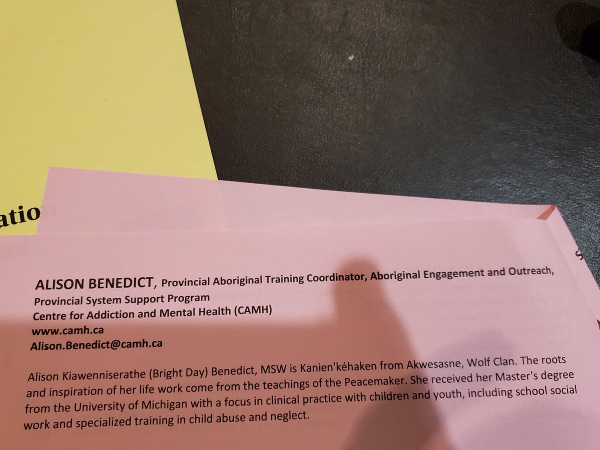 FOCUSOmarS's tweet photo. OpenDialogue: Decolonizing Aboriginal Child Welfare in Diverse Urban Spaces presenter Alison Benedict from @CAMHnews https://t.co/udkXLgV2J5