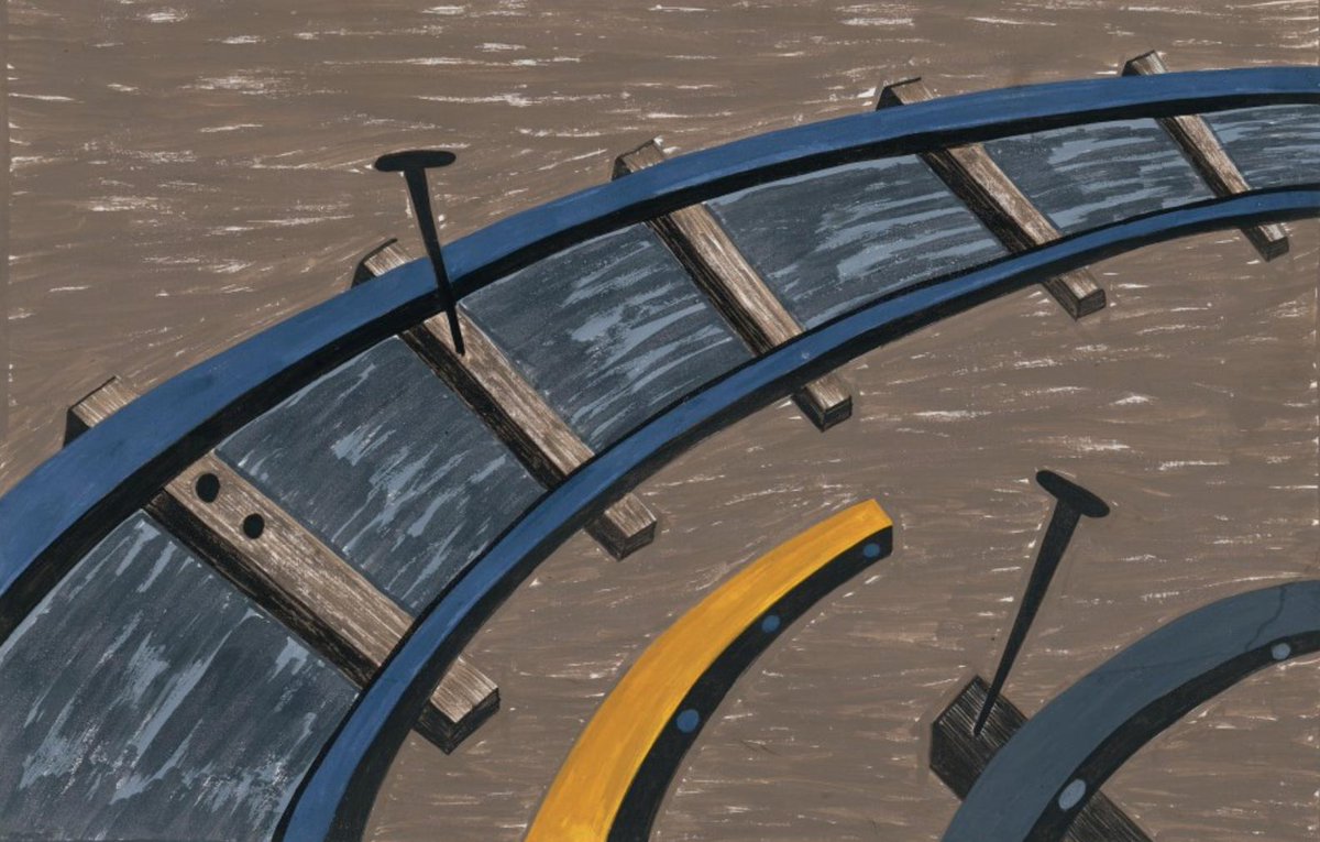 "They also worked on the railroads."#38, Great Migration Series, 1941Jacob LawrenceMOMA