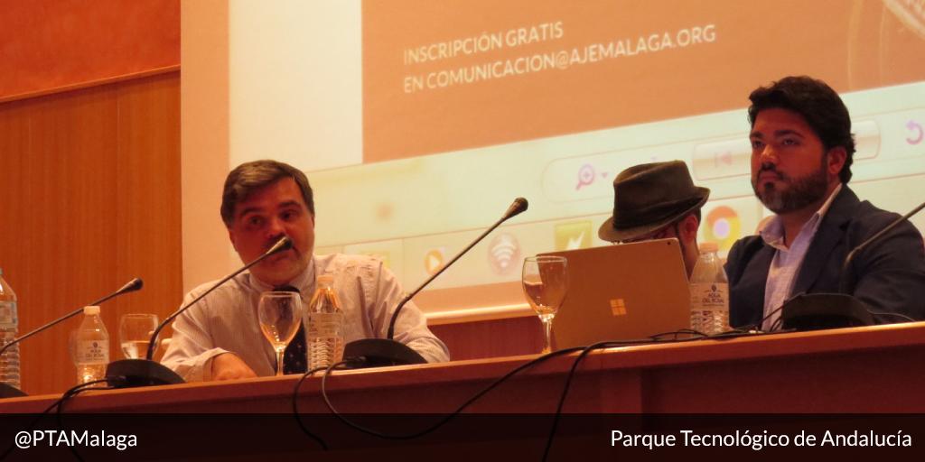 PTAMalaga's tweet photo. #MesaTech: mediante la tecnología #Blockchain podrá automatizarse, por ejemplo, el momento efectivo de un pago vinculado a un determinado momento de verificación del servicio o producto que estamos pagando ✅
#BlockchainPTA https://t.co/AqvhSZ7ffM