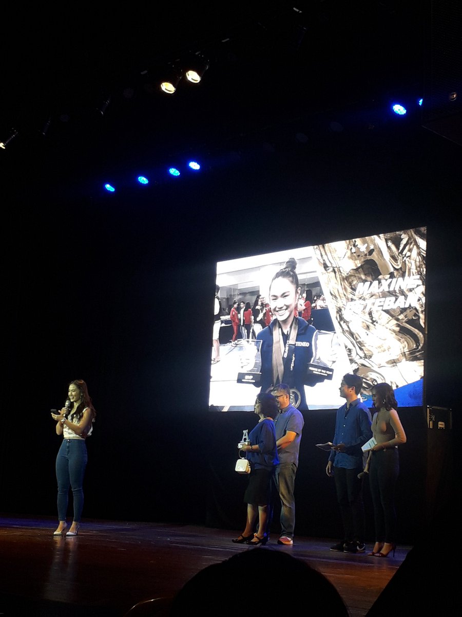 TheGUIDONSports's tweet image. Reigning Rookie of the Year and Most Valuable Player Maxine Esteban of the Fencing Team is this season&apos;s Lady Eagle of the Year.