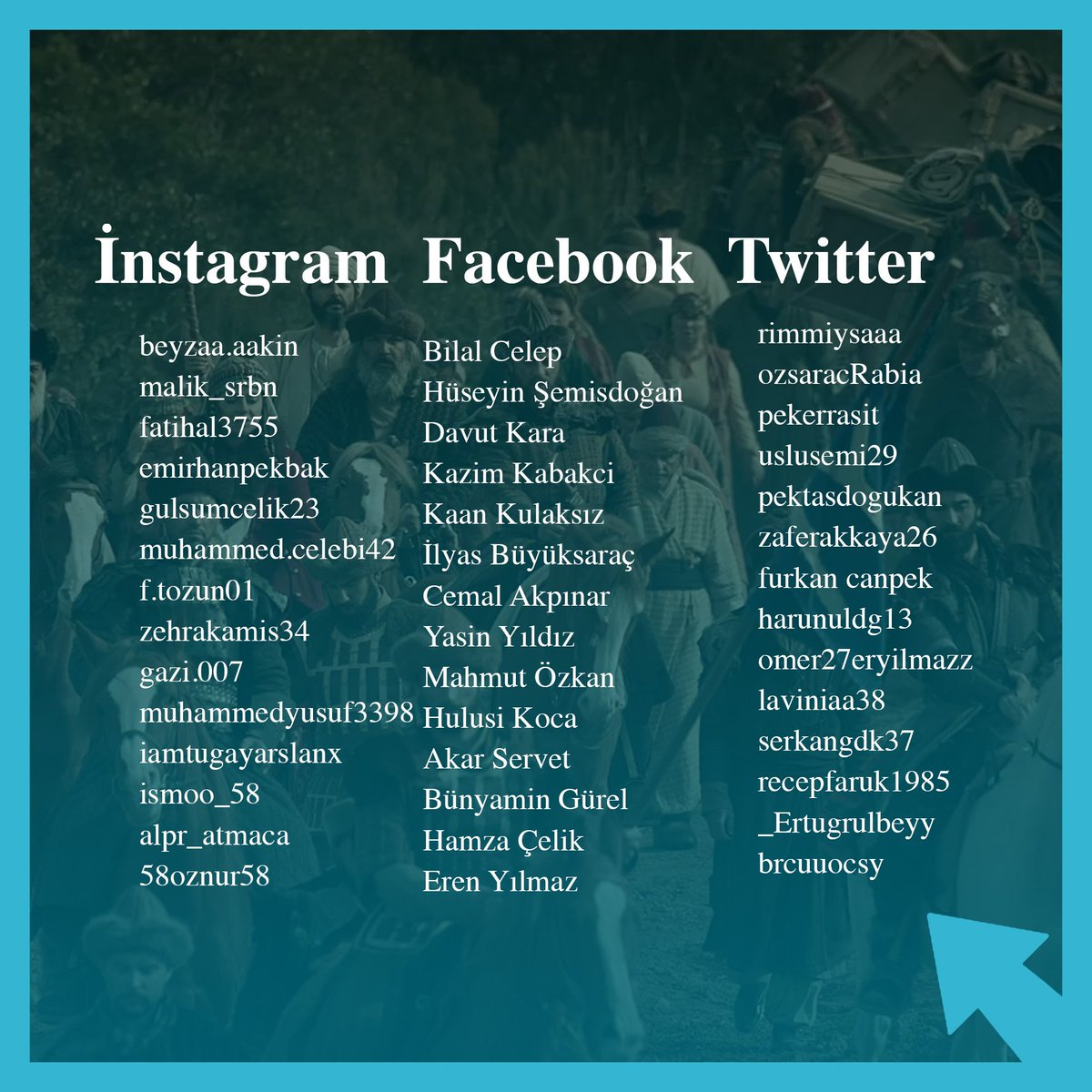 Kampanyaya katılım sağlayan takipçilerimiz arasında gerçekleştirilen kurada kazananlar belirlenmiştir. Şanslı isimlerle özel mesaj yolu ile iletişime geçilecektir. 

Kampanyalarımız devam edecektir!