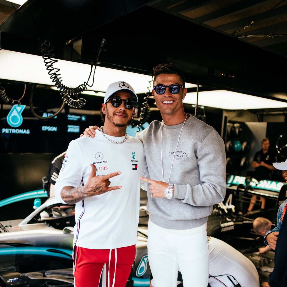 The #MonacoGP always brings out the stars ⚽️🏆 

Welcome to the team, <a href="/Cristiano/">Cristiano Ronaldo</a> 👊