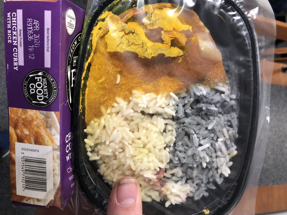 Urban_freestyle's tweet photo. @Tesco wtf!? Just opened my frozen curry to find this!? https://t.co/C8cQBI3IRQ