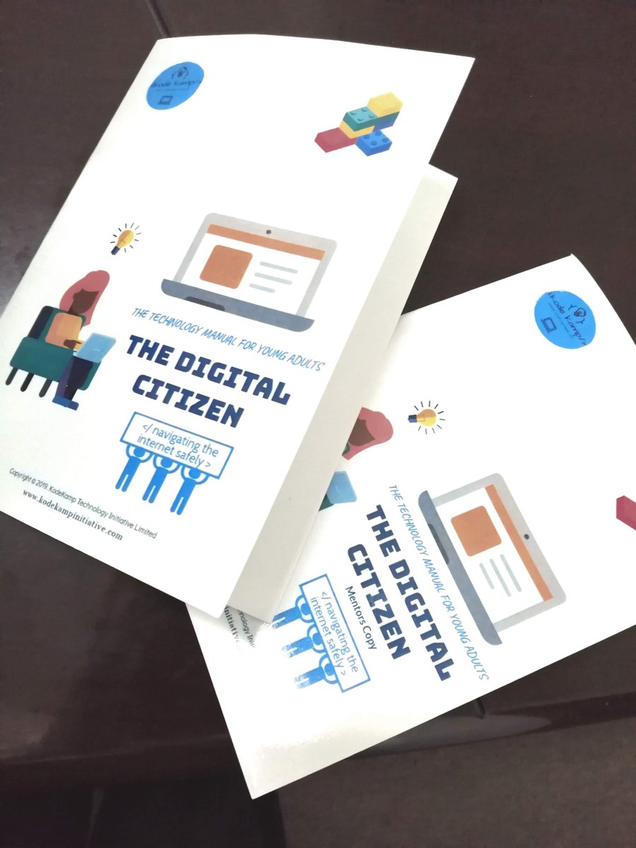 A few surprises in store from us to the beloved young people in Nigeria. More information coming soon. #thedigitalcitizen #kodekampmanual #technologyforkids #scratch #mit #internetsafety