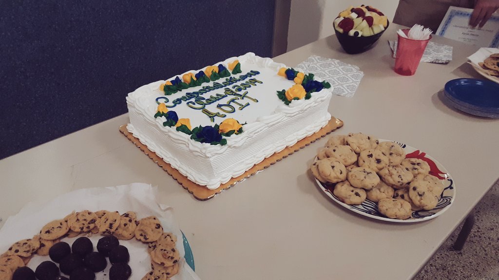 NHSAOIT's tweet photo. Oh, and one of the most important parts! We all got to enjoy some delicious cake afterwards to celebrate. Congratulations to everyone once again! https://t.co/Y3iYeDV2Qe