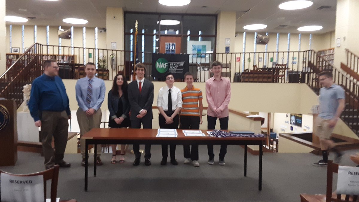 Then we got a chance to honor recipients from Mr. Claps's SUPA Cybersecurity and Principles of IT classes. Amazing work by all of them!